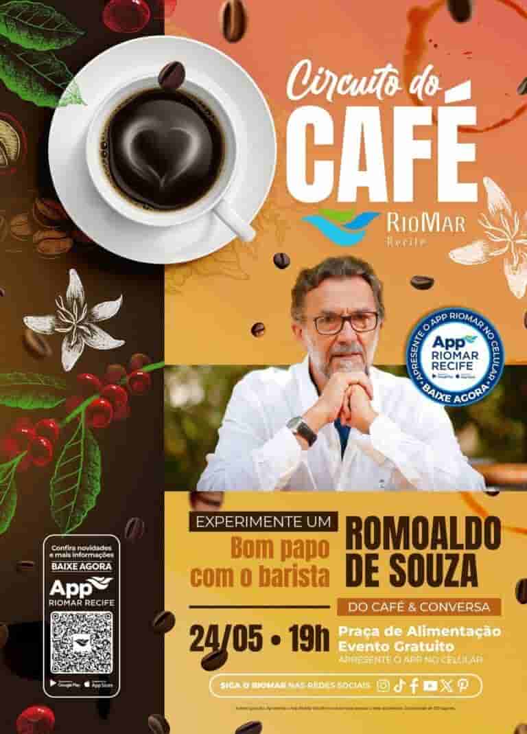 Circuito do Café no RioMar, em Recife, terá palestra de Romoaldo Souza ...